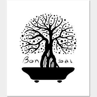 Bonsai plant Posters and Art